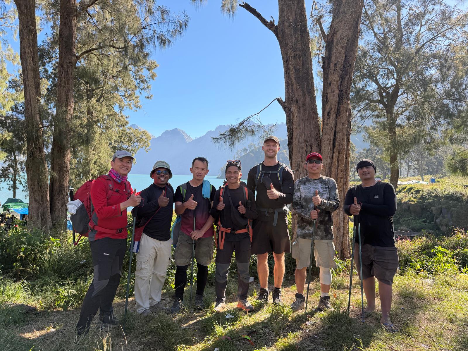 Rinjani Crew Guides at Sembalun basecamp